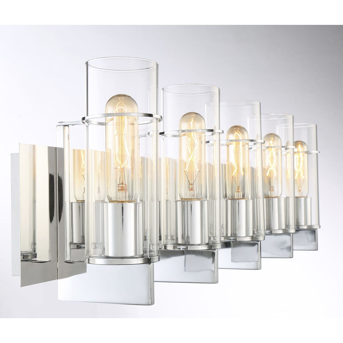 Pista 3 Light 19 inch Chrome Vanity Light Wall Light