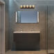 Pista LED 33.75 inch Black Vanity Light Wall Light