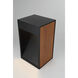 Timber 7 watt Wood Outdoor Bollard