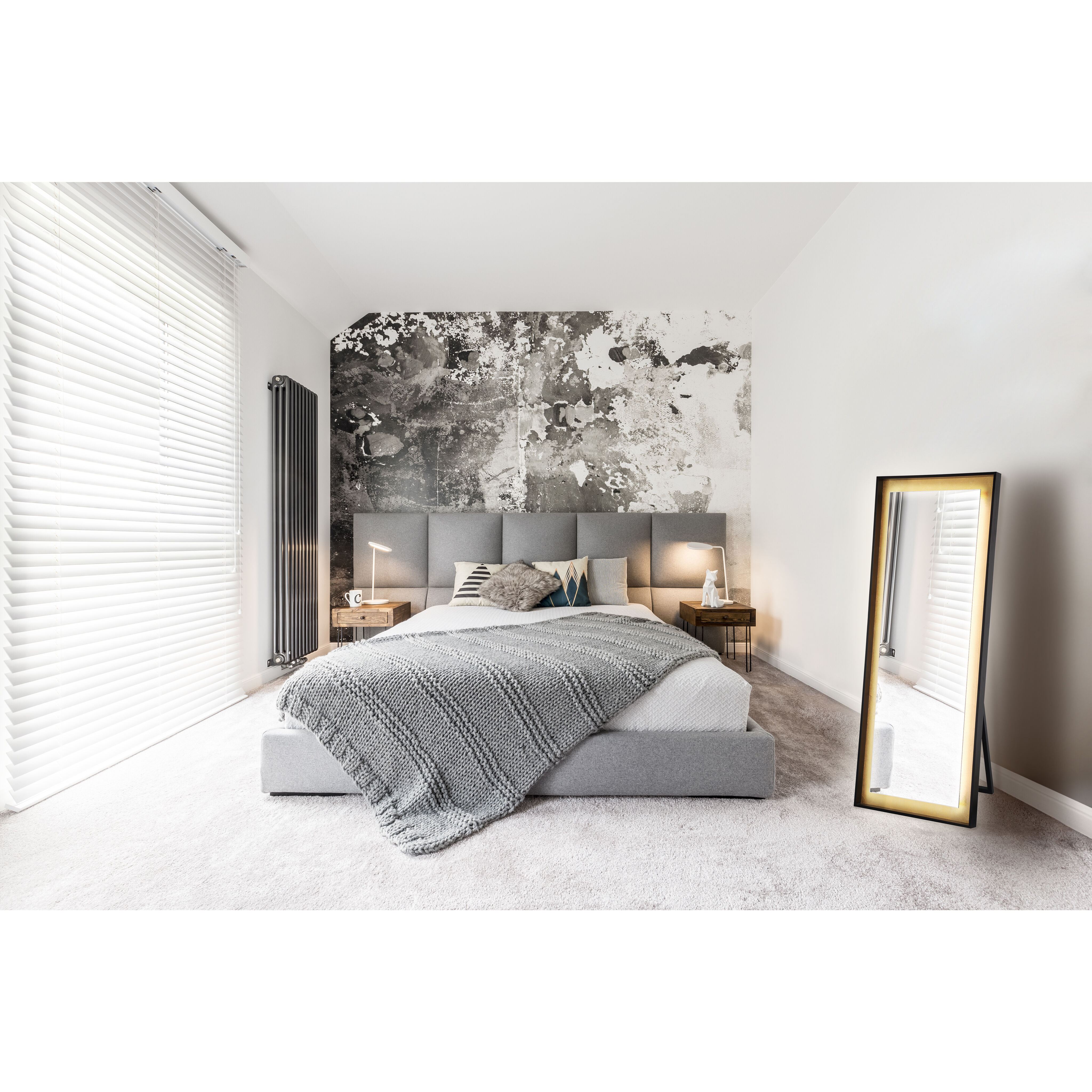 Anya 65 X 65 inch Black Mirror