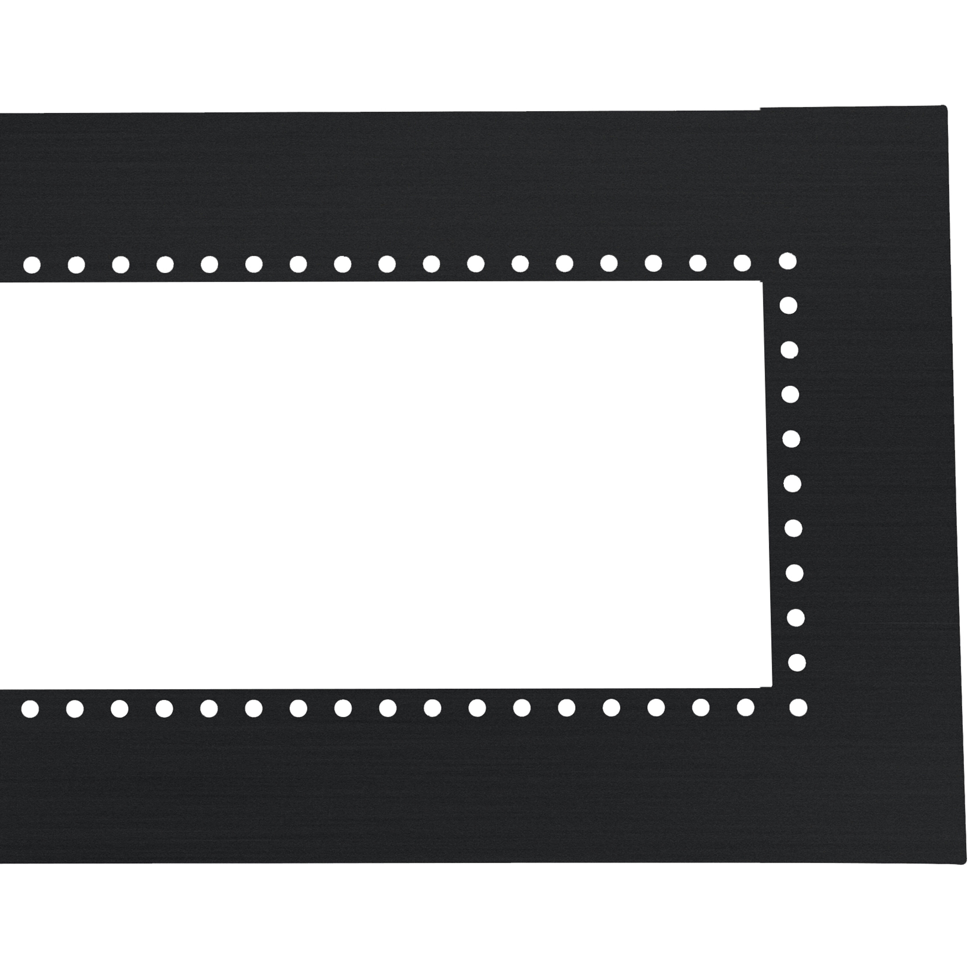 Ontario 17 X 4 inch Black Patio Heater Flush Mount Kit