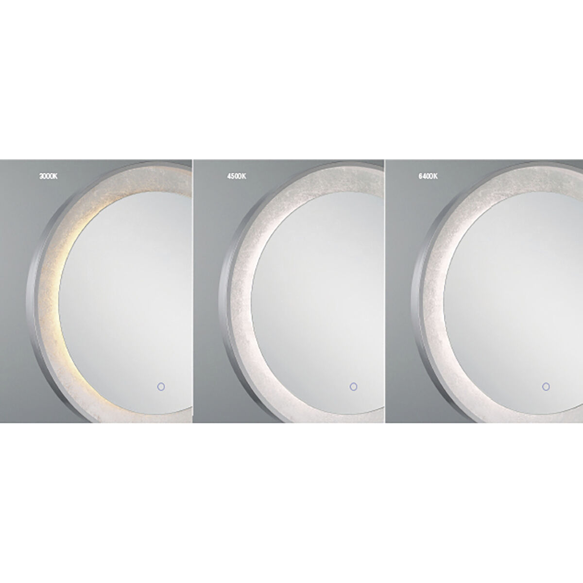 Anya 30 inch Silver Mirror