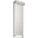 Kabo LED 20 inch Silver Outdoor Wall Sconce, Large