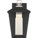 Andson LED 12.75 inch Satin Nickel-Sand Black Mix Outdoor Wall Sconce