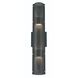 Westcliffe LED 23 inch Gold and Black Outdoor Wall Sconce, Both Indoor/Outdoor