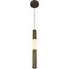 Ronda 1 Light 2 inch Weathered Brass Standard Pendant Ceiling Light