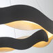 Vaughan LED 24 inch Silver and Black Pendant Ceiling Light
