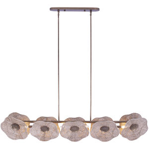 Poppy Island Light Ceiling Light in Pearlized Antique Brass