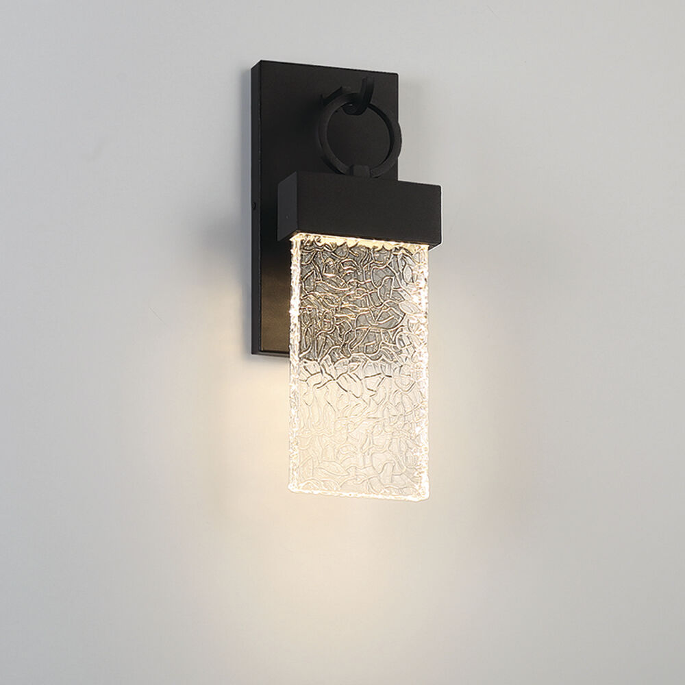 Vasso 1 Light 20 inch Satin Black Outdoor Wall Sconce