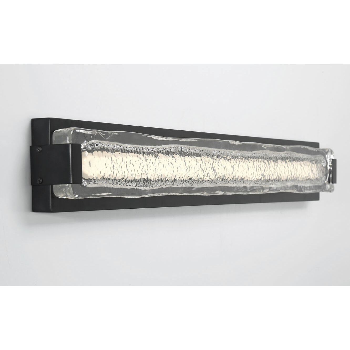 Hiltic LED 36 inch Matte Black Outdoor Wall Sconce