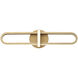 Botton Wall Sconce Wall Light in Gold, Small