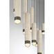 Cambre LED 50 inch Antique Brass Linear Chandelier Ceiling Light