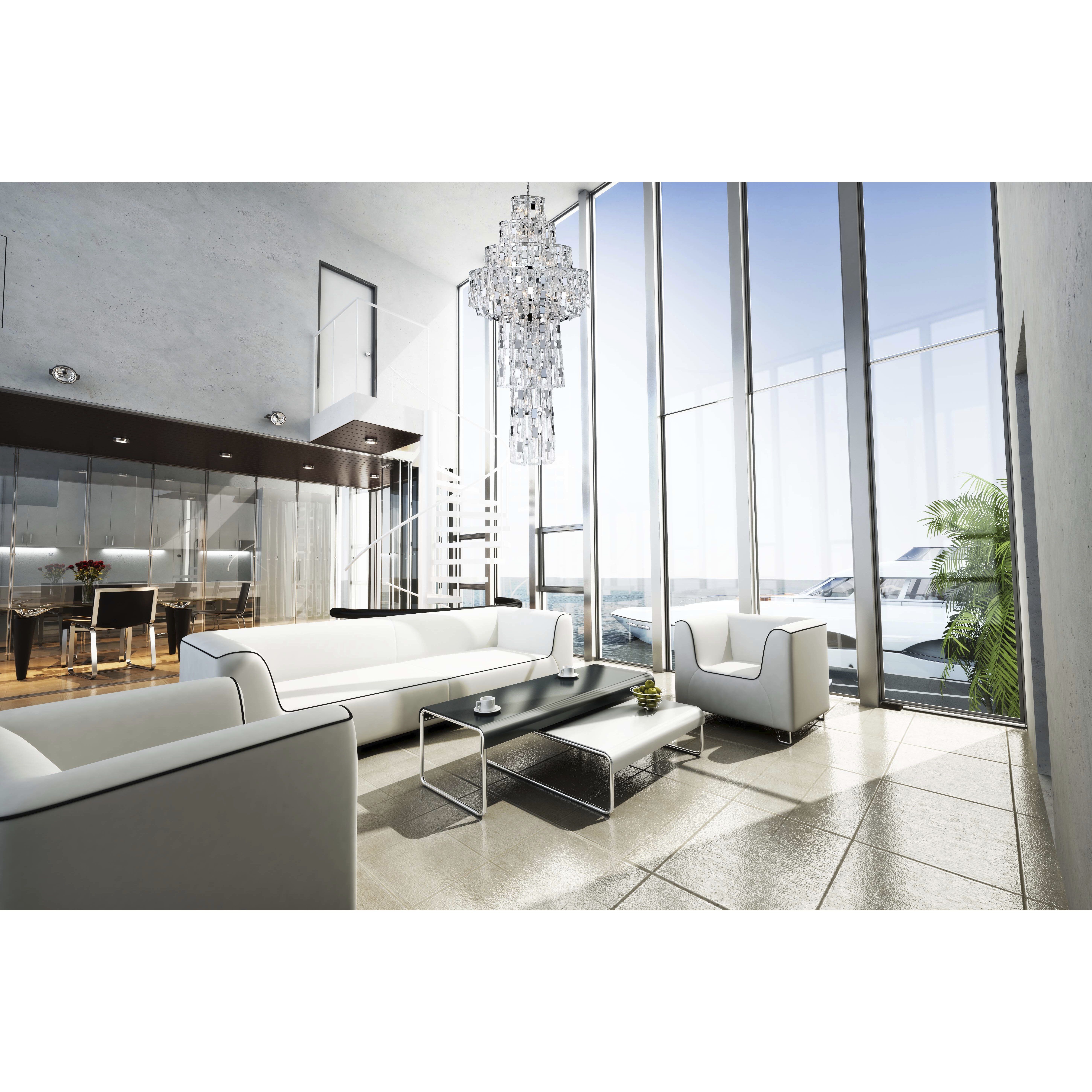 Viviana 9 Light 11 inch Chrome Chandelier Ceiling Light