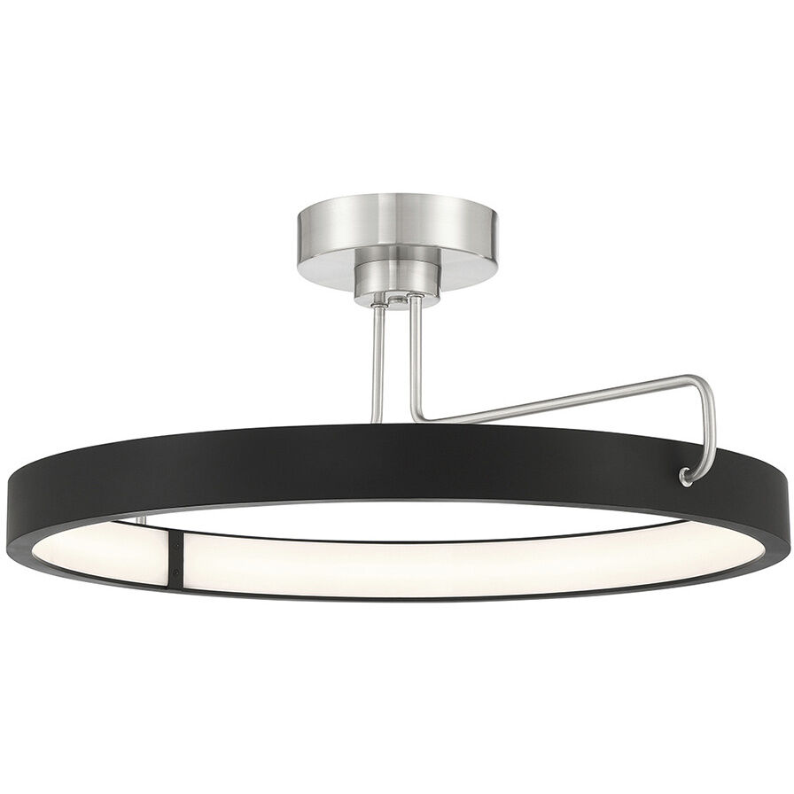 Pemberton LED 26 inch Satin Nickel Pendant Ceiling Light, Large