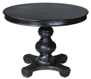 Brynmore 42 X 31 inch Satin Black Round Table