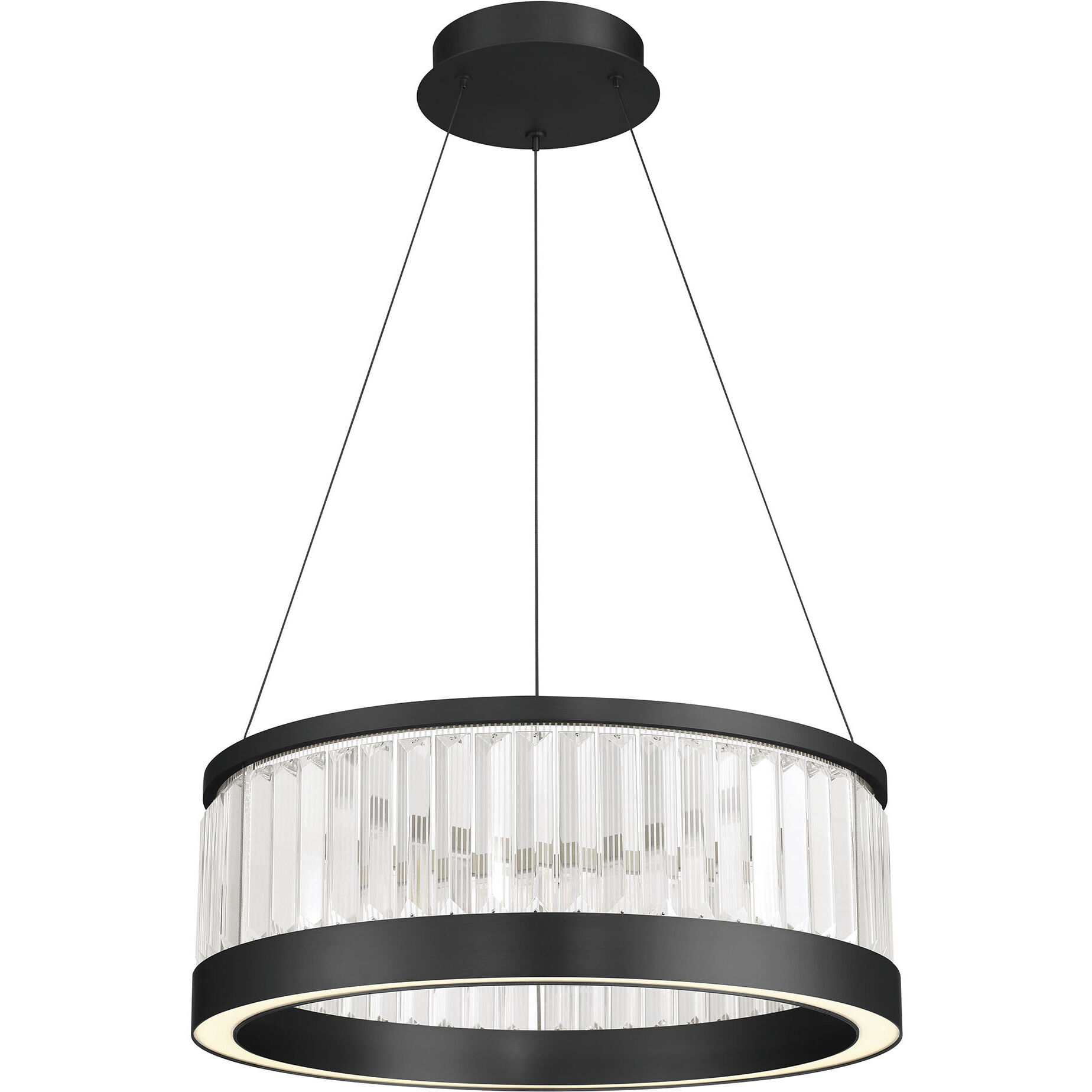 Empra LED 23.63 inch Matte Black Pendant Ceiling Light