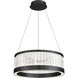 Empra LED 23.63 inch Matte Black Pendant Ceiling Light