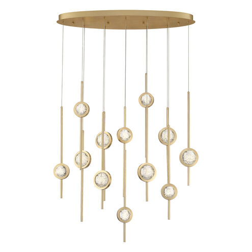 Barletta LED 12 inch Black Chandelier Ceiling Light
