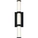 Fayton 1 Light 21 inch Black Outdoor Wall Sconce