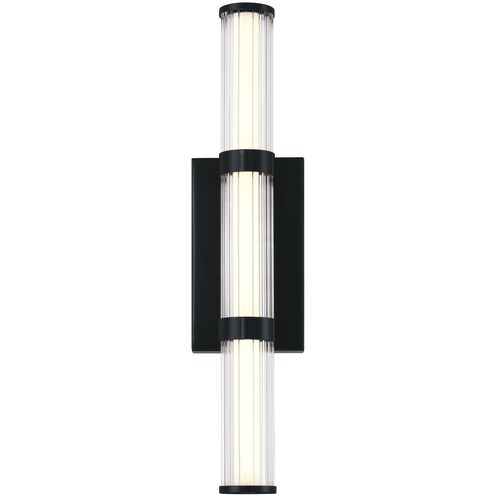 Fayton 1 Light 21 inch Black Outdoor Wall Sconce