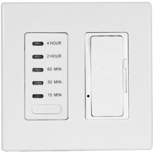 Ontario 5 X 3 inch White Patio Heater Dimmer and Timer in One