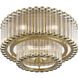 Glasbury 9 Light 23.75 inch Gold Flush Mount Ceiling Light