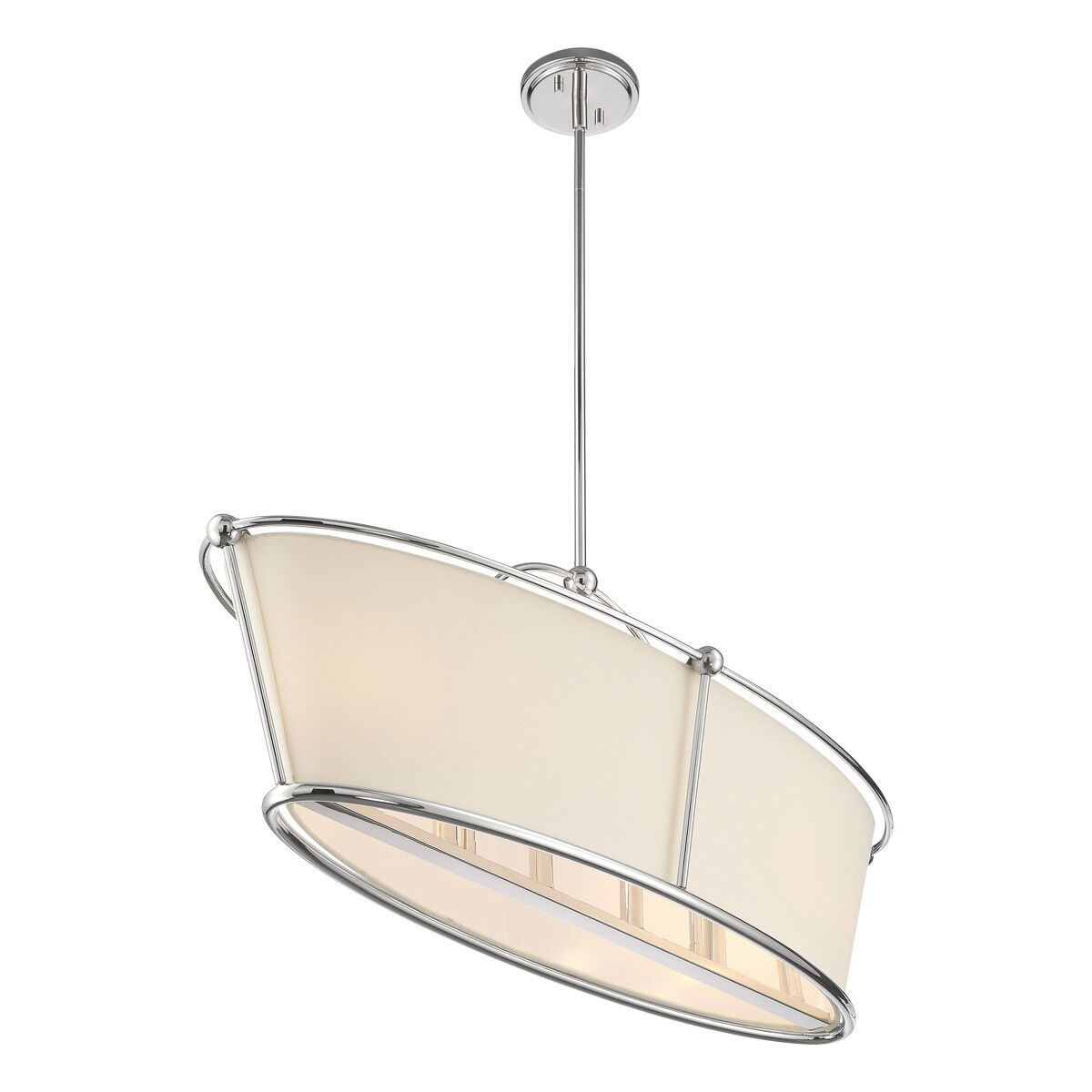 Pulito 6 Light 13 inch Polished Nickel Pendant Ceiling Light