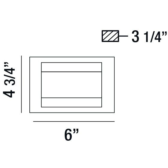 Nelson LED 6 inch Chrome Wall Sconce Wall Light