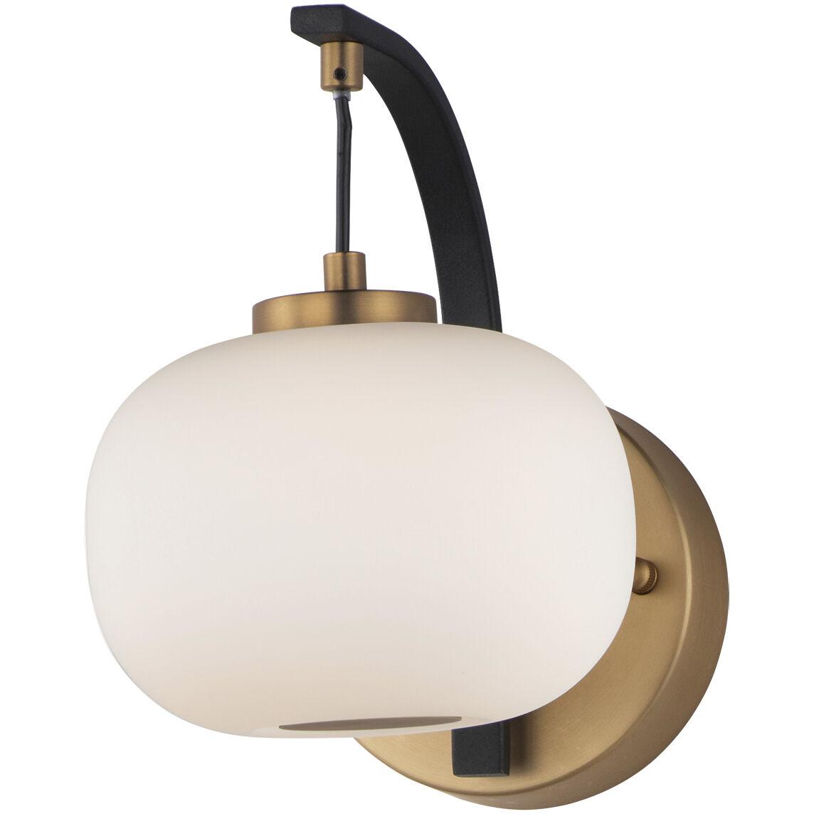 Soji LED 6 inch Black and Gold Wall Sconce Wall Light