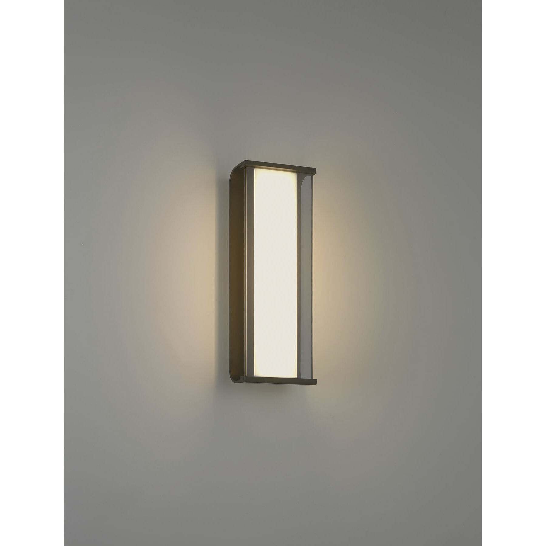Dulton LED 14 inch Matte Black Outdoor Wall Sconce