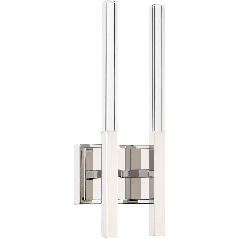 Benicio Wall Sconce Wall Light in Polished Nickel