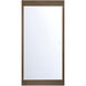 Mogano 60 X 30 inch Walnut Mirror