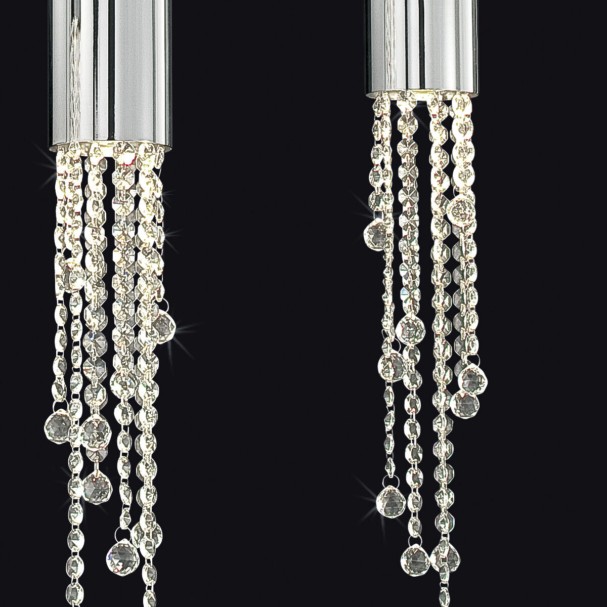 Groove 5 Light 6 inch Chrome Pendant Ceiling Light