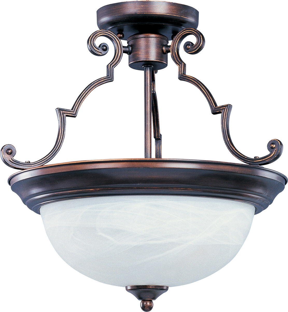 Essentials - 584x 2 Light 14.75 inch Semi-Flush Mount