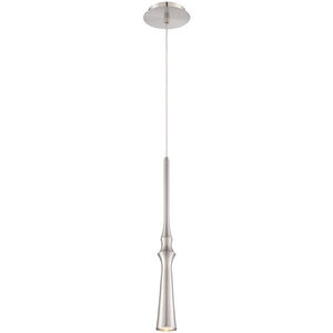 Cani 1 Light 2 inch Satin Nickel Pendant Ceiling Light