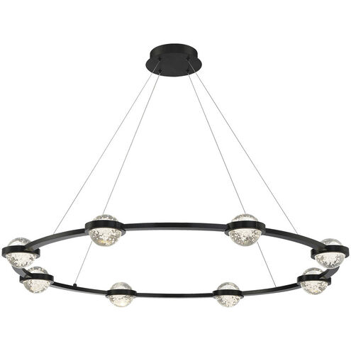 Circolo LED 47.5 inch Black Chandelier Ceiling Light