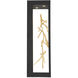 Aerie LED 20 inch Gold and Black Outdoor Wall Sconce