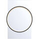 Trails 36 X 24 inch Matte Black LED Mirror