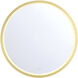 Artell 42 inch Brushed Gold LED Mirror