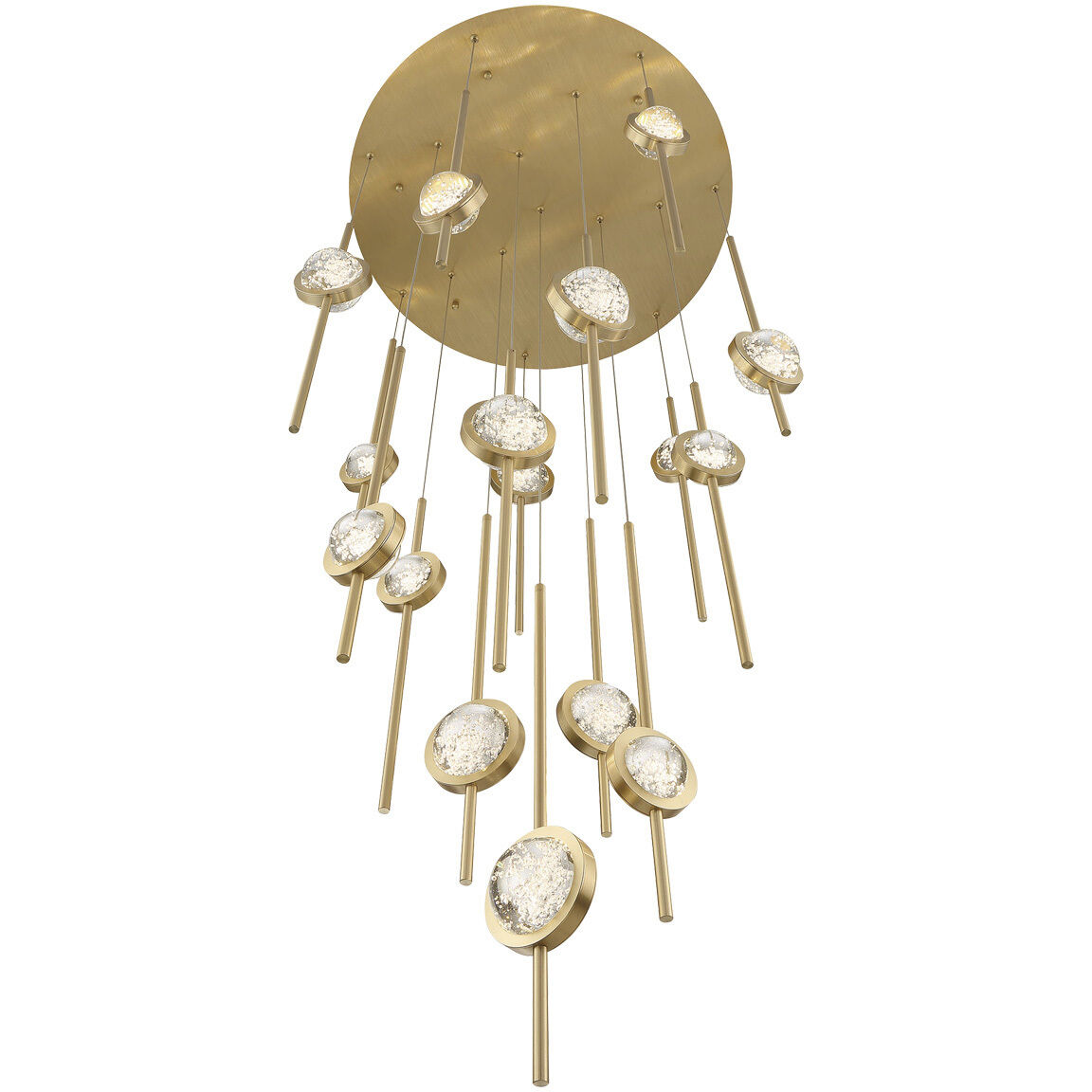 Barletta LED 32 inch Gold Chandelier Ceiling Light