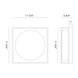 Rover LED 11.75 inch Gold Flush Mount Ceiling Light