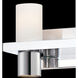 Pillar 1 Light 5 inch Chrome Wall Sconce Wall Light