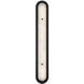 Tramore 1 Light 38 inch Black Outdoor Wall Sconce in Alabaster