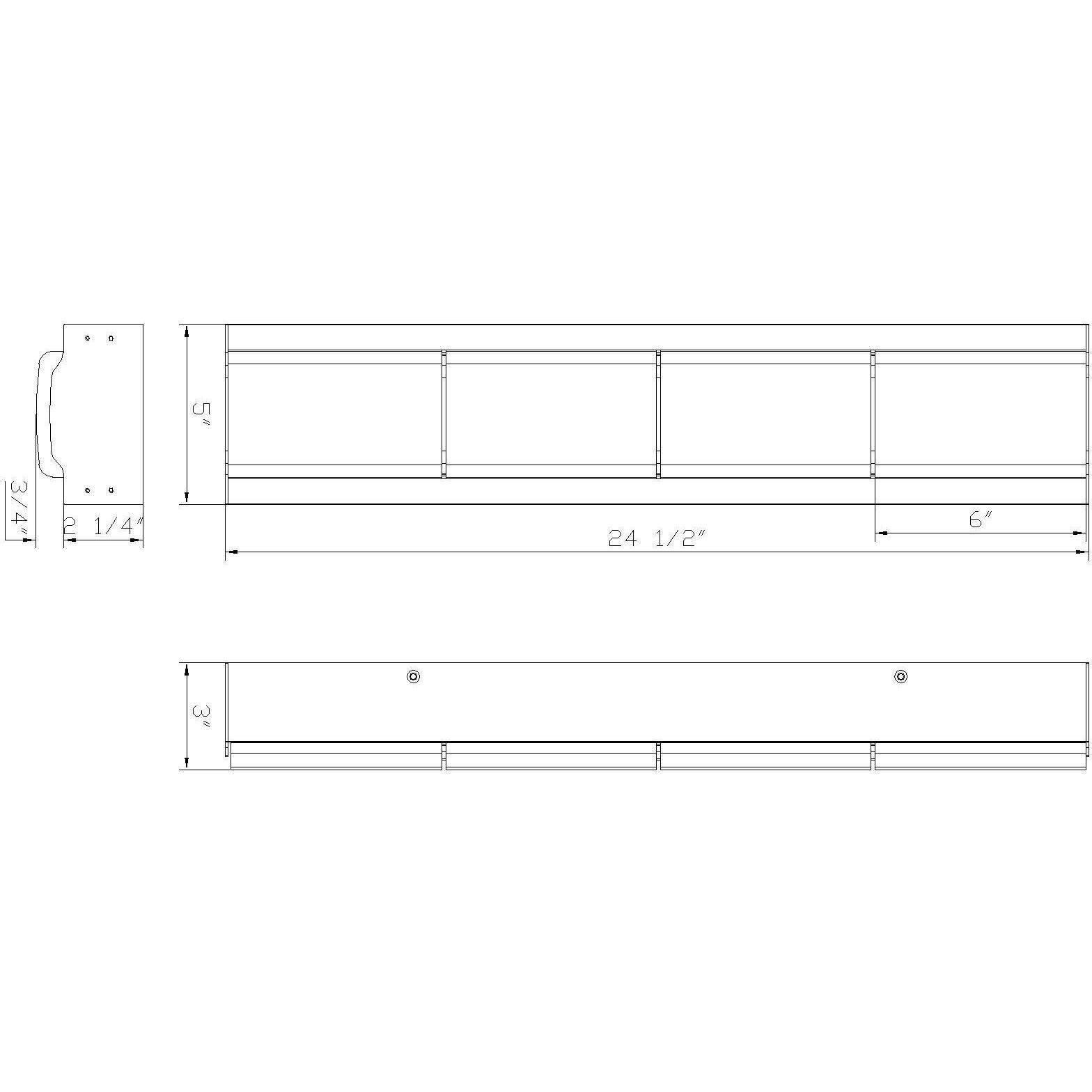 Gibraltar LED 24.5 inch Sand Bronze Outdoor Wall Sconce
