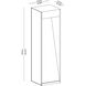 Timber 7 watt Wood Outdoor Bollard
