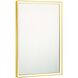 Nixon 36 X 24 inch Anodized Gold LED Mirror
