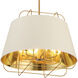 Tura 6 Light 24 inch Black Pendant Ceiling Light