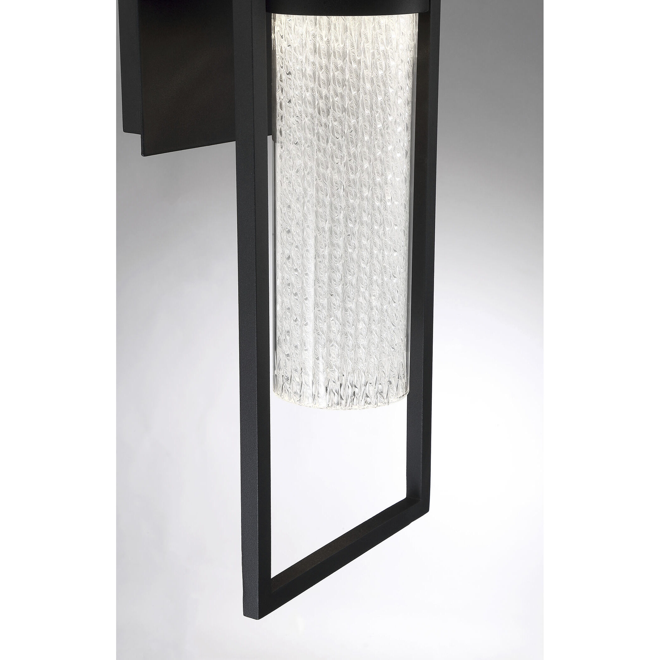 Ontario LED 19 inch Black Outdoor Wall Mount, Large