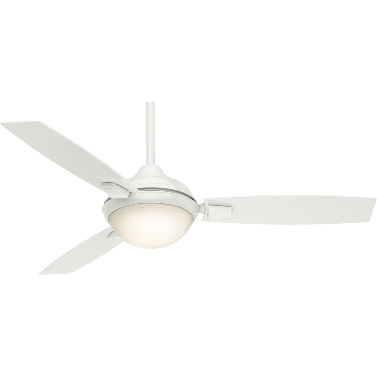 Verse 54 inch Snow White with Fresh White, Fresh White Blades Ceiling Fan
