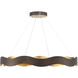 Vaughan LED 46 inch Bronze and Gold Chandelier Ceiling Light
